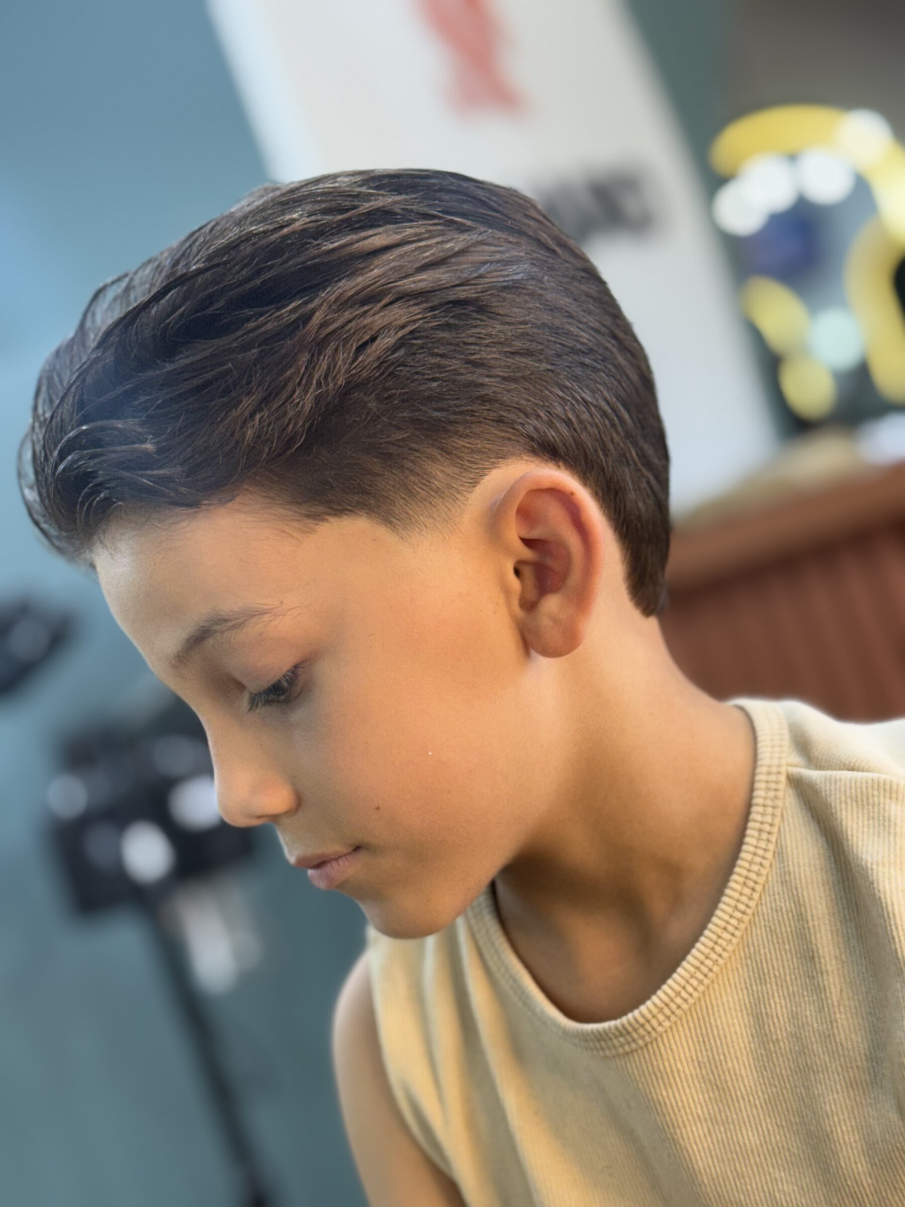 Cliente com corte finalizado
